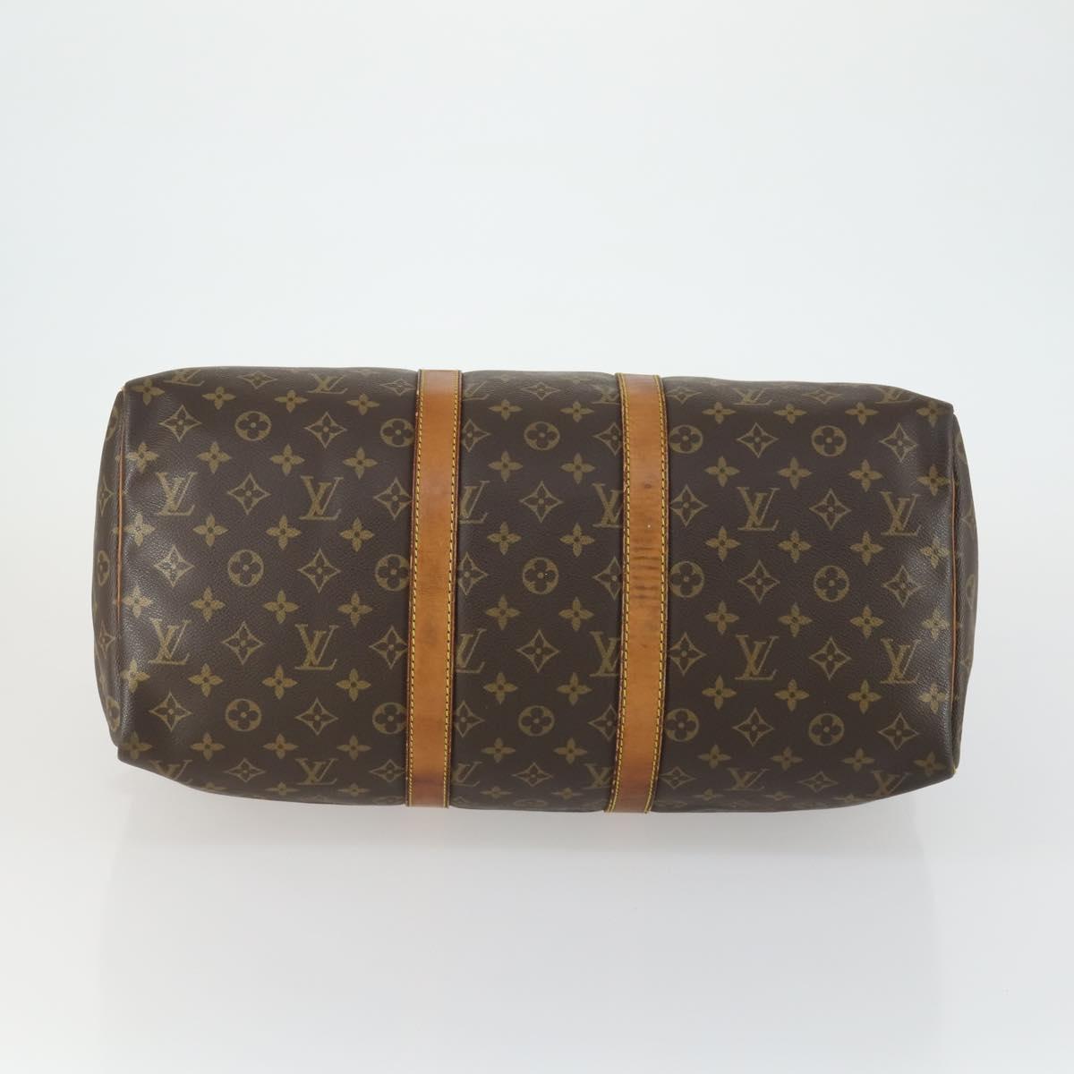 LOUIS VUITTON Monogram Keepall 45 Boston Bag M41428 LV Auth 160646
