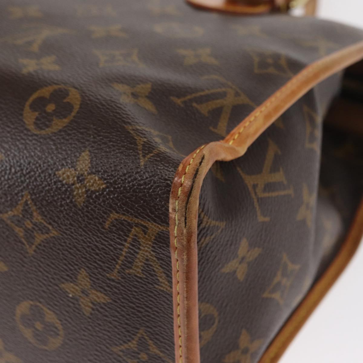 LOUIS VUITTON Monogram Popincourt Hand Bag M40007 LV Auth 160651
