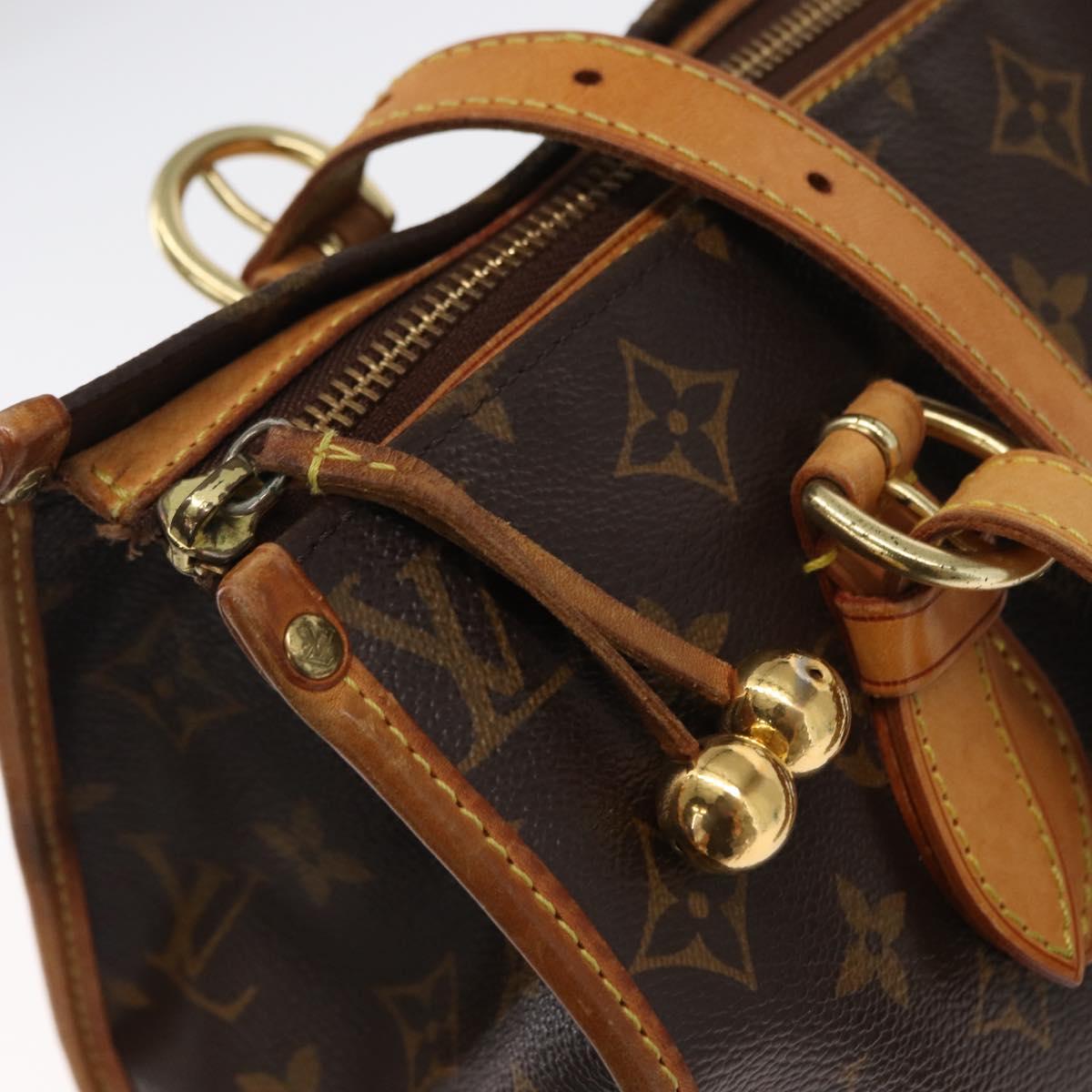 LOUIS VUITTON Monogram Popincourt Hand Bag M40007 LV Auth 160651