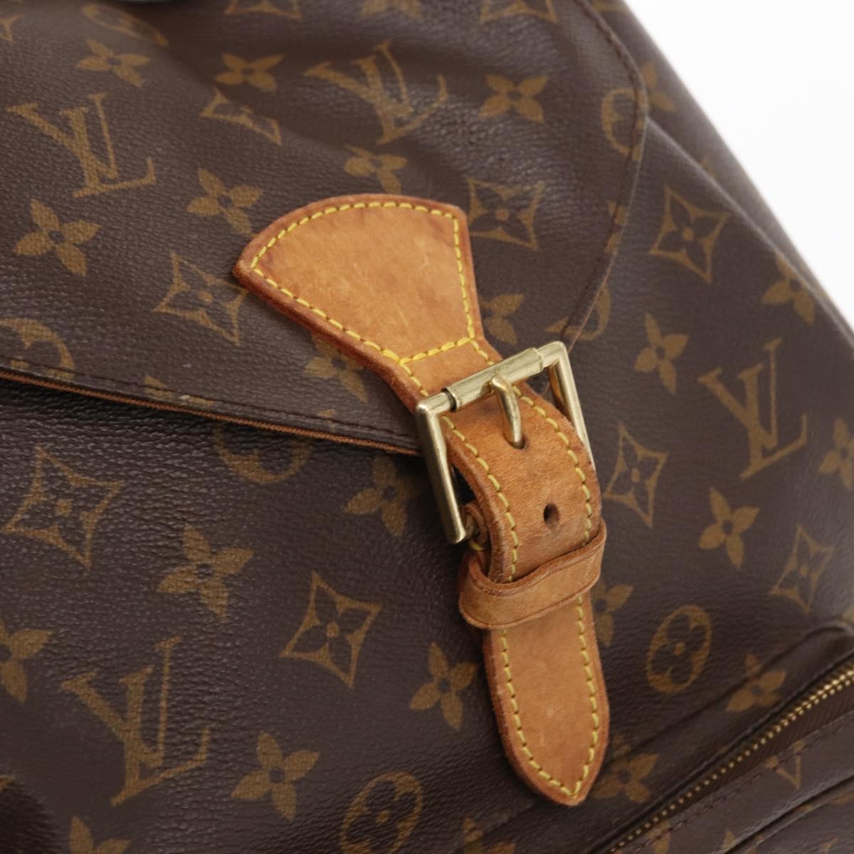 LOUIS VUITTON Monogram Montsouris GM Backpack M51135 LV Auth 160658