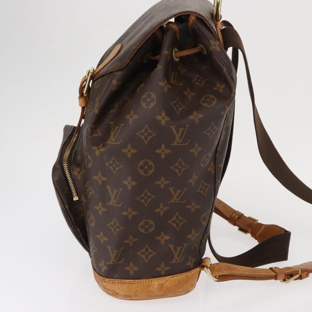 LOUIS VUITTON Monogram Montsouris GM Backpack M51135 LV Auth 160658