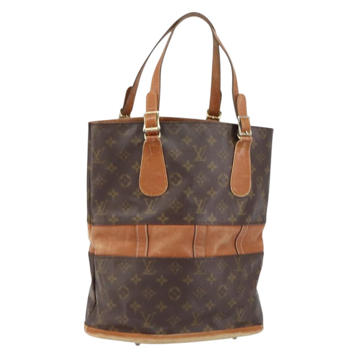 LOUIS VUITTON Monogram Bucket GM Shoulder Bag T42236 LV Auth 160660