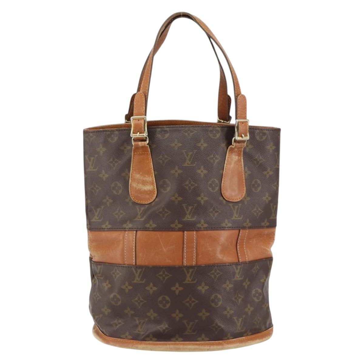 LOUIS VUITTON Monogram Bucket GM Shoulder Bag T42236 LV Auth 160660