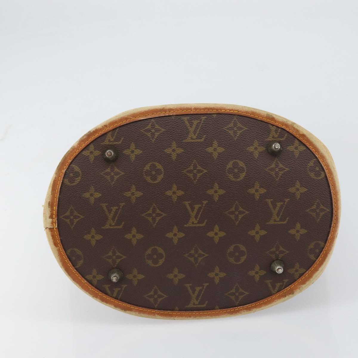 LOUIS VUITTON Monogram Bucket GM Shoulder Bag T42236 LV Auth 160660