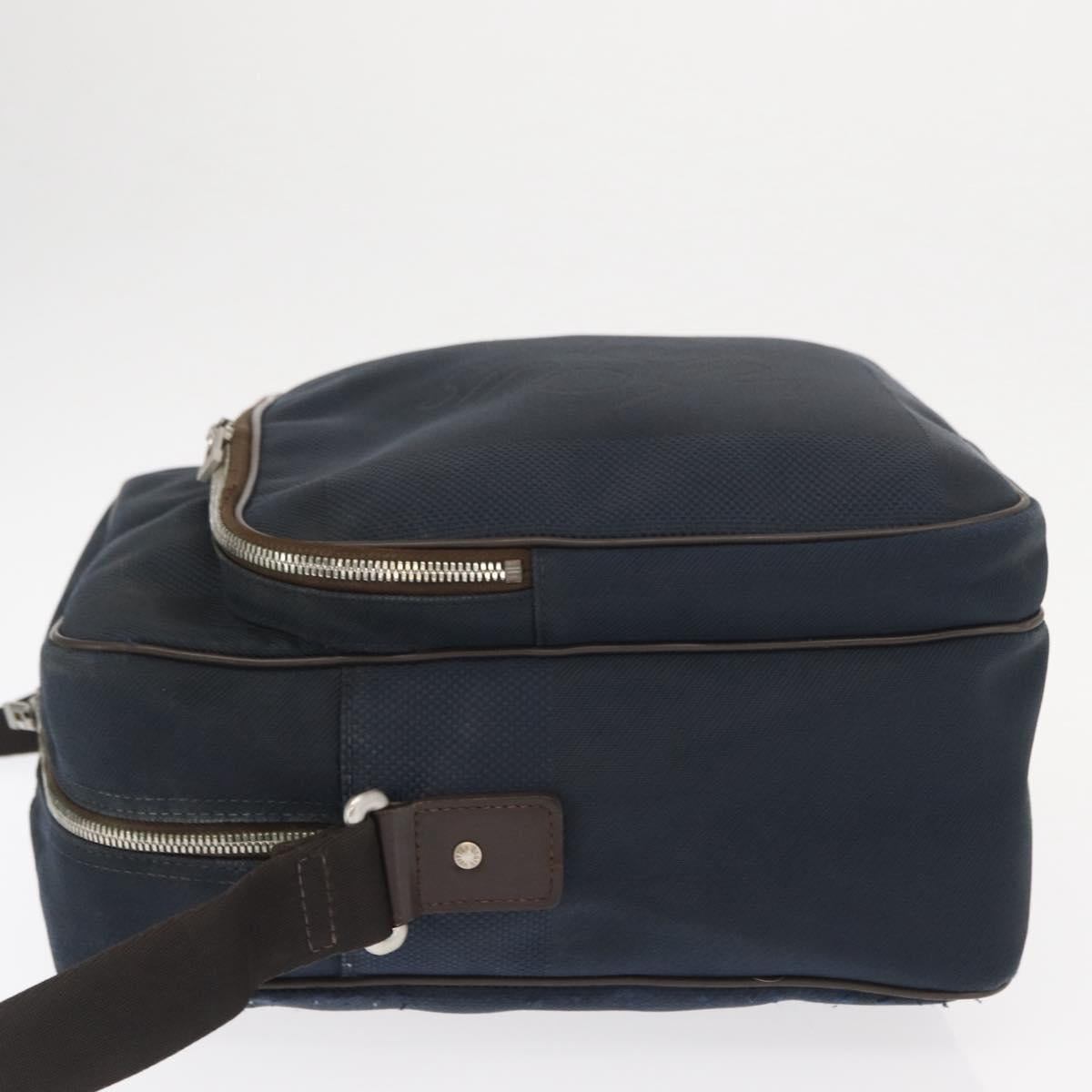 LOUIS VUITTON Damier Geant Pilot Shoulder Bag Blue N41159 LV Auth 160664