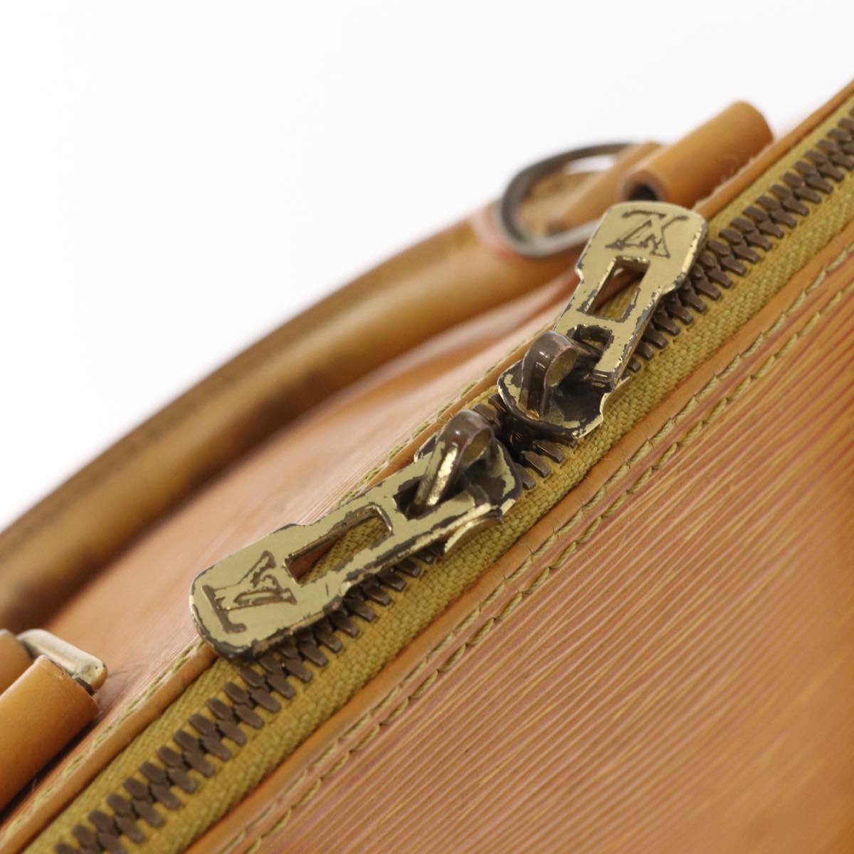 LOUIS VUITTON Epi Alma Hand Bag Yellow M52149 LV Auth 160665