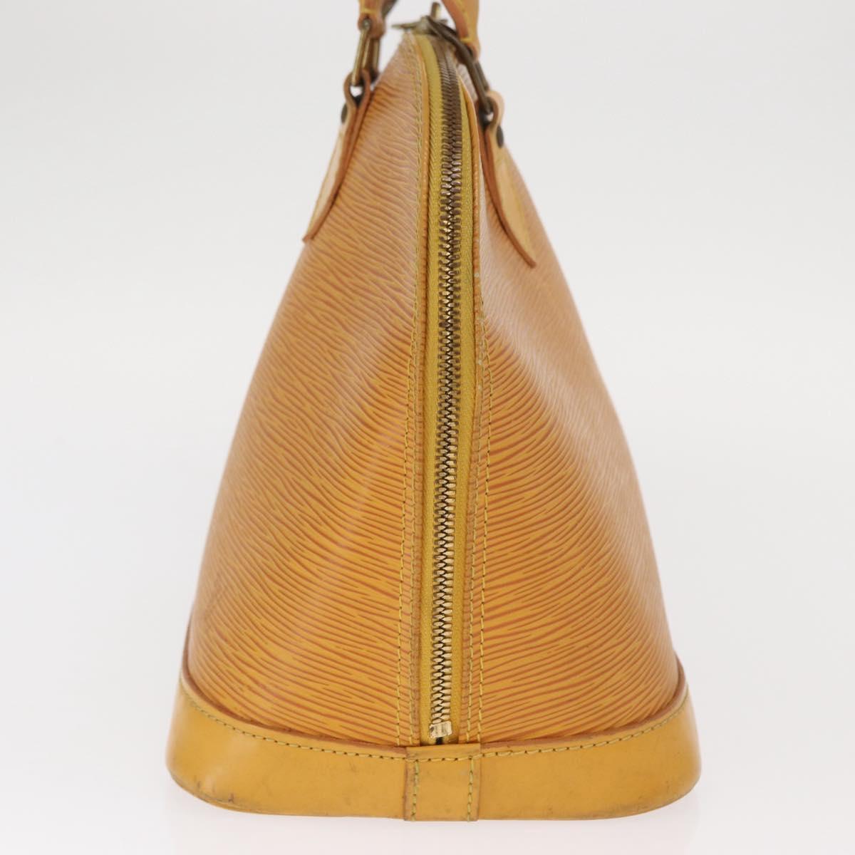 LOUIS VUITTON Epi Alma Hand Bag Yellow M52149 LV Auth 160665