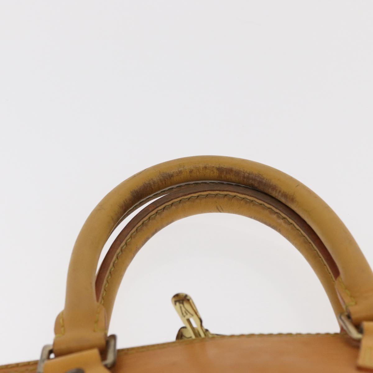 LOUIS VUITTON Epi Alma Hand Bag Yellow M52149 LV Auth 160665