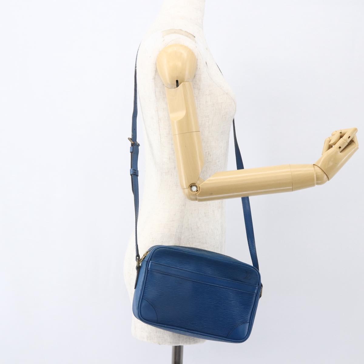 LOUIS VUITTON Epi Trocadero 23 Shoulder Bag Blue M52305 LV Auth 160666
