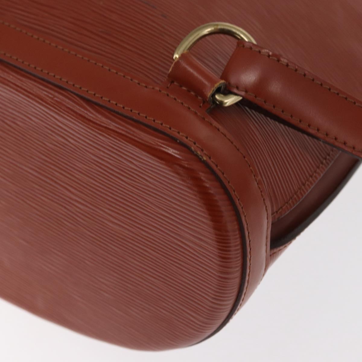 LOUIS VUITTON Epi Gobelins Backpack Brown Kenya M52293 LV Auth 160667