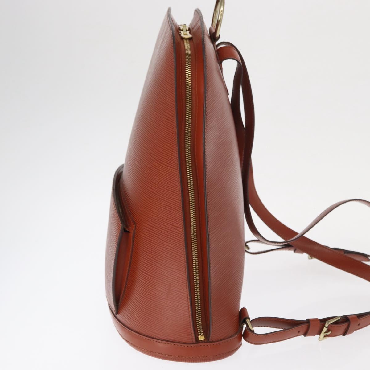 LOUIS VUITTON Epi Gobelins Backpack Brown Kenya M52293 LV Auth 160667