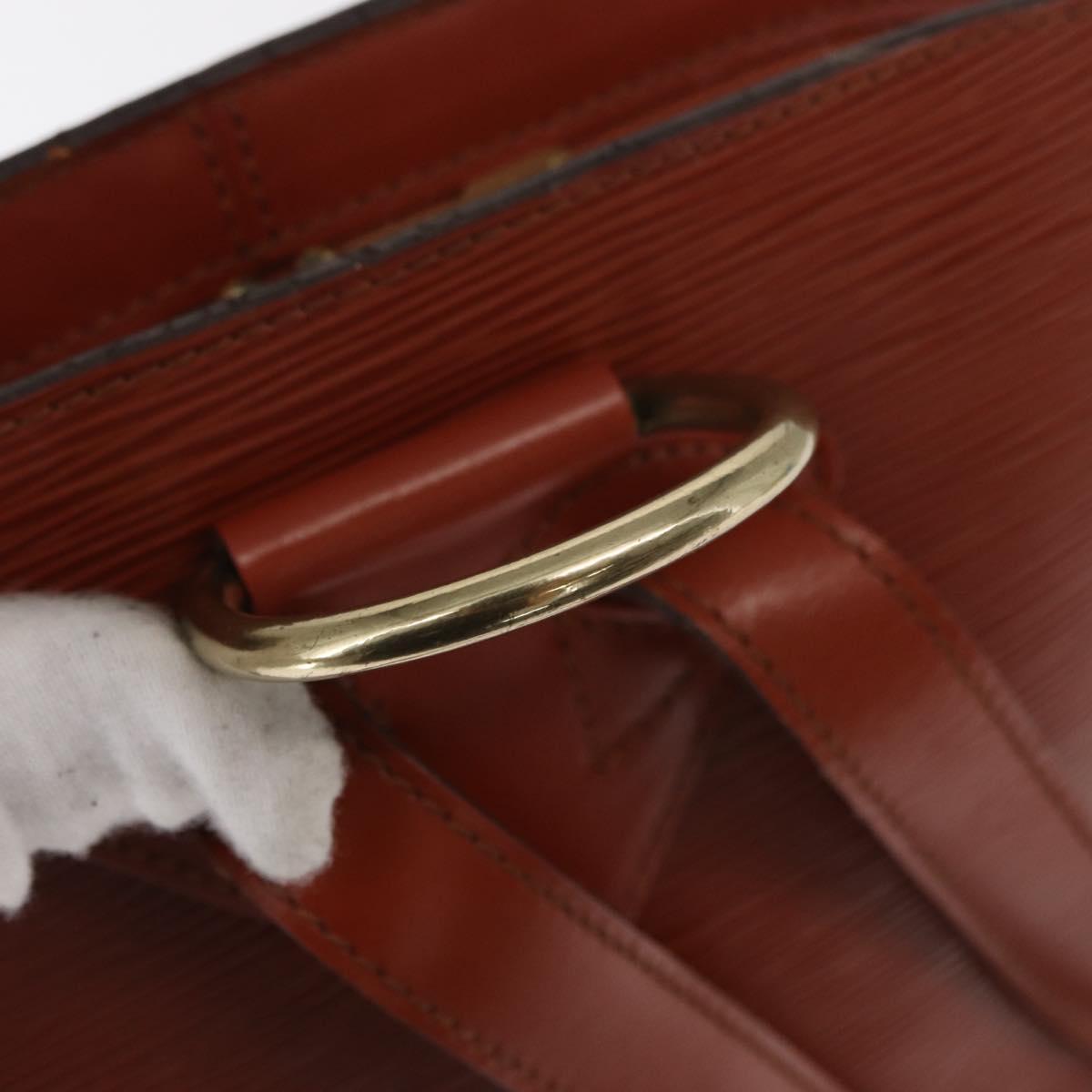 LOUIS VUITTON Epi Gobelins Backpack Brown Kenya M52293 LV Auth 160667