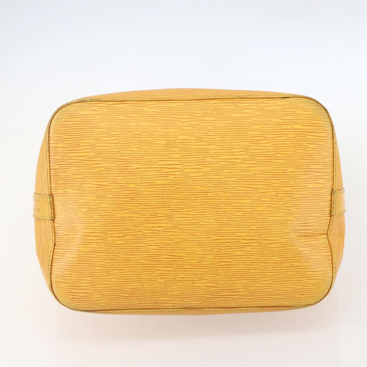 LOUIS VUITTON Epi Petit Noe Shoulder Bag Yellow M44109 LV Auth 160669