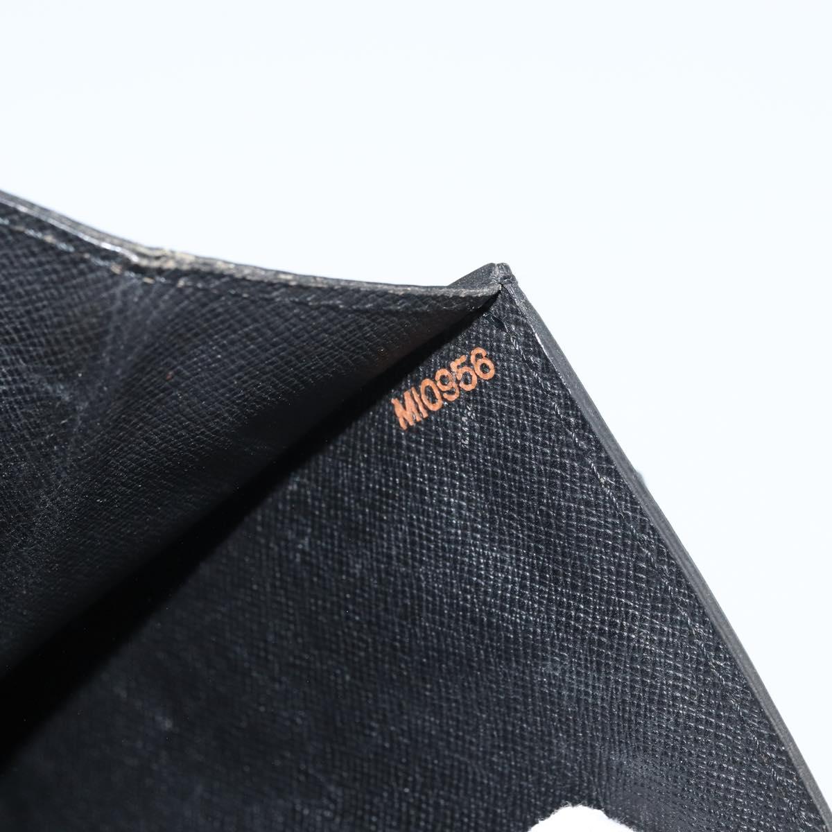 LOUIS VUITTON Epi Serie Dragonne Clutch Bag Black Noir M52612 LV Auth 160670