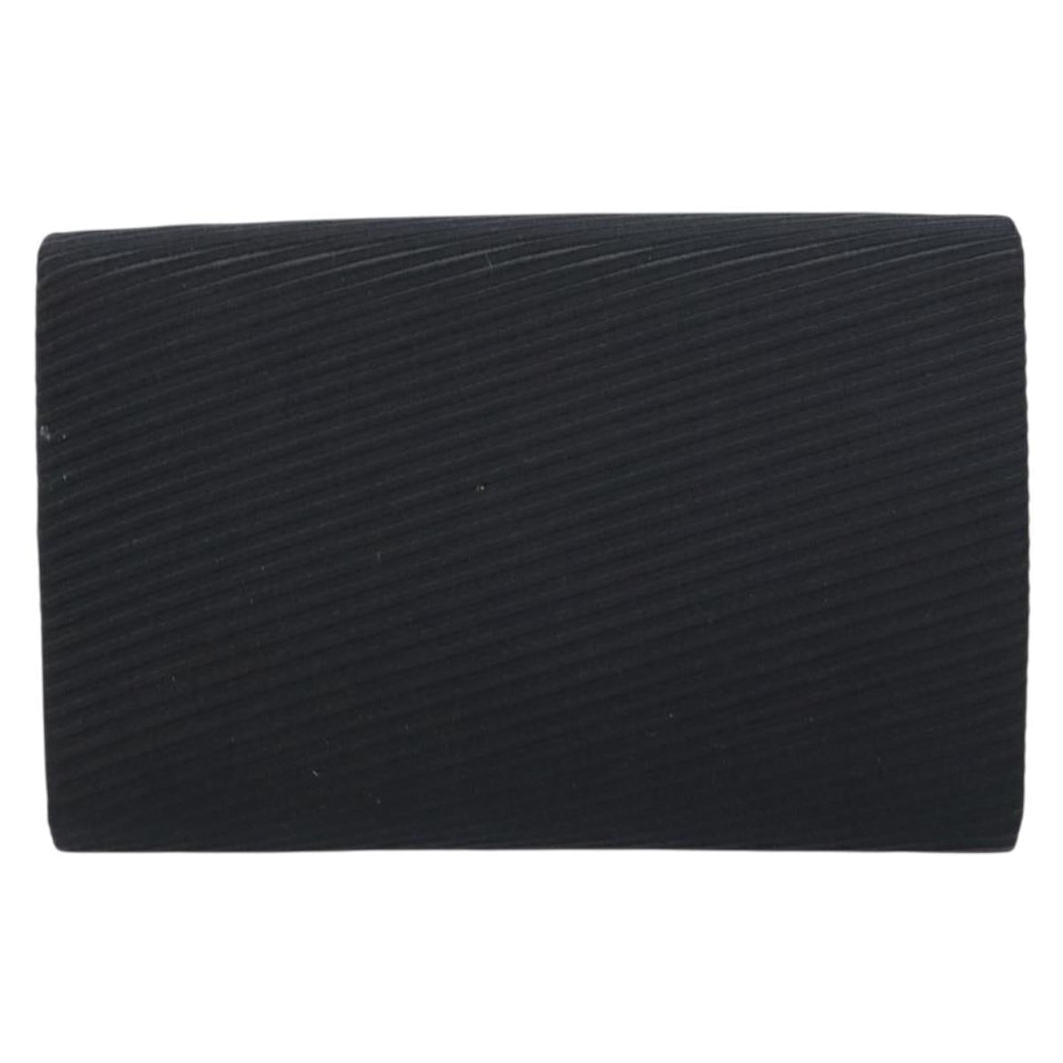 Christian Dior Shoulder Bag Nylon Black Gold Auth 160677