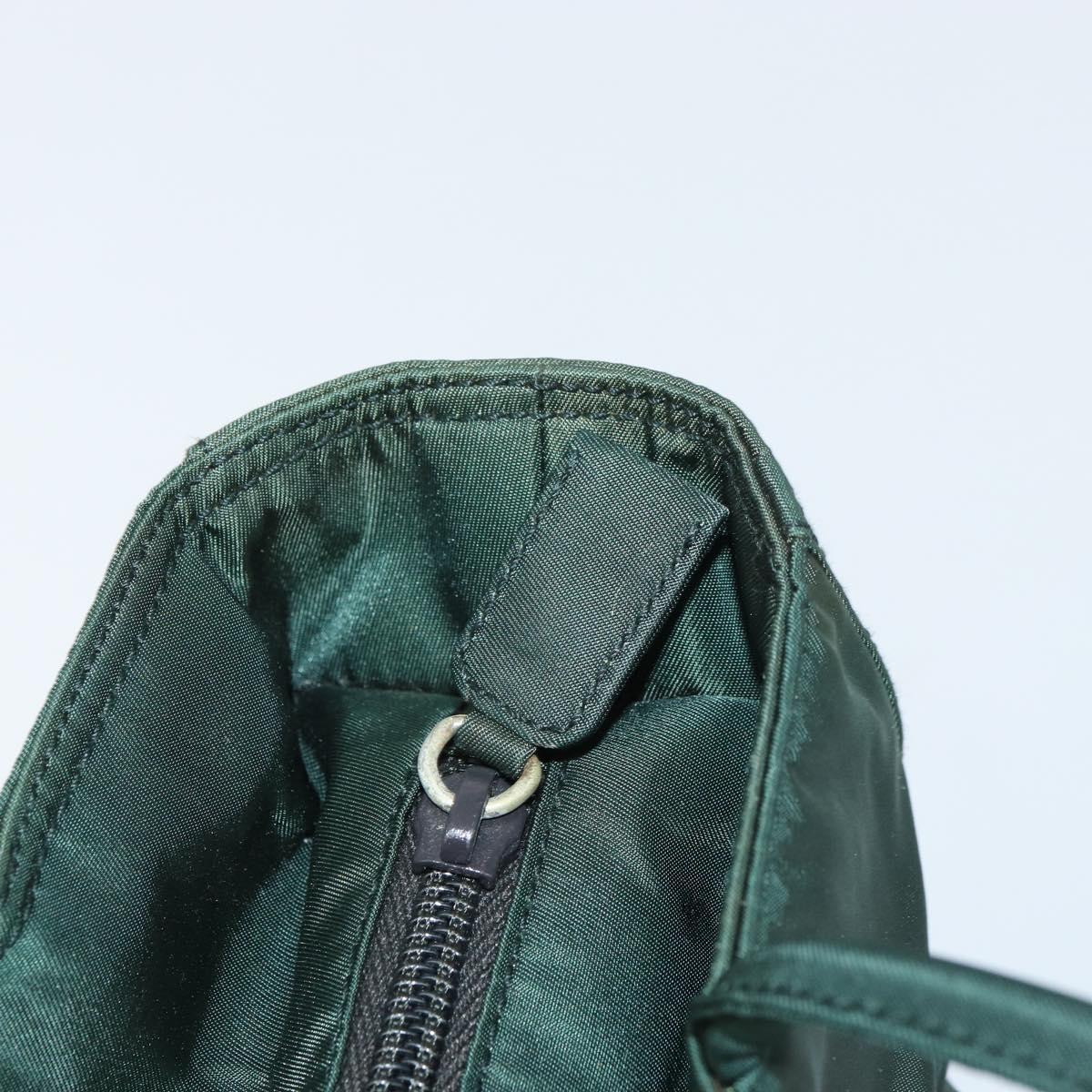 PRADA Tote Bag Nylon Khaki Auth 160711