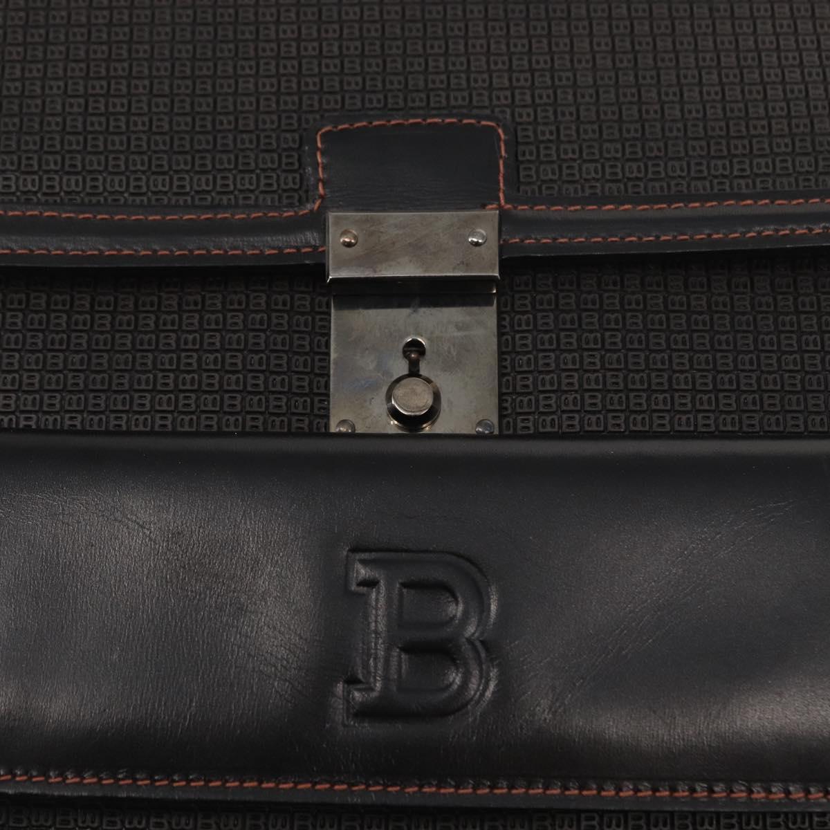 BALLY Shoulder Bag Leather Black Auth 160734