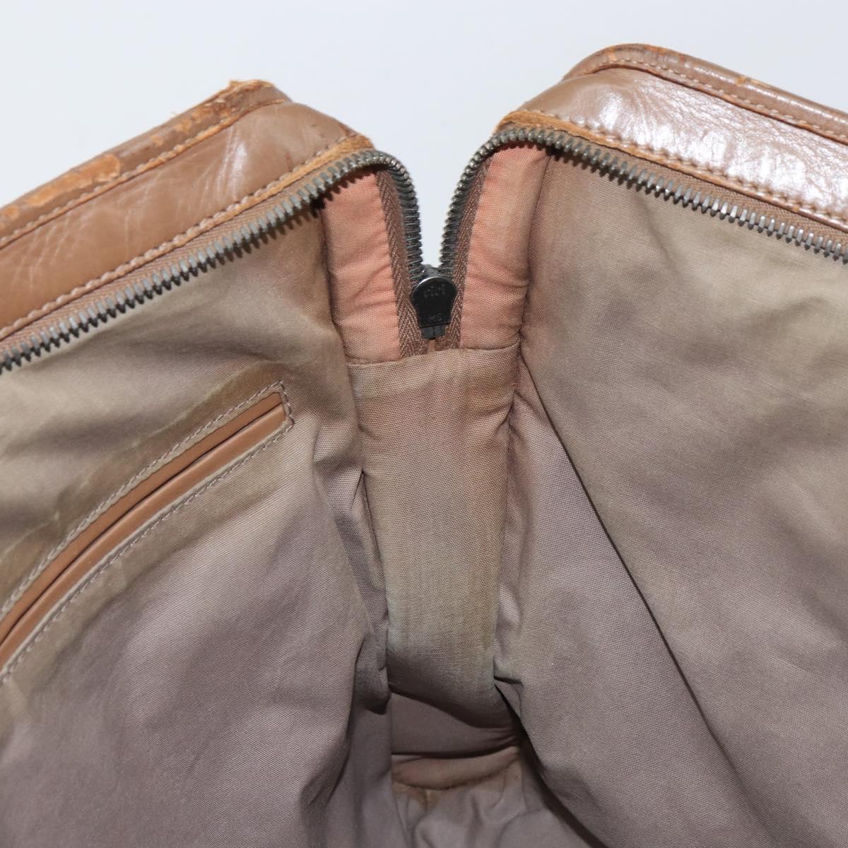 BOTTEGA VENETA INTRECCIATO Business Bag Leather Brown Auth 160744