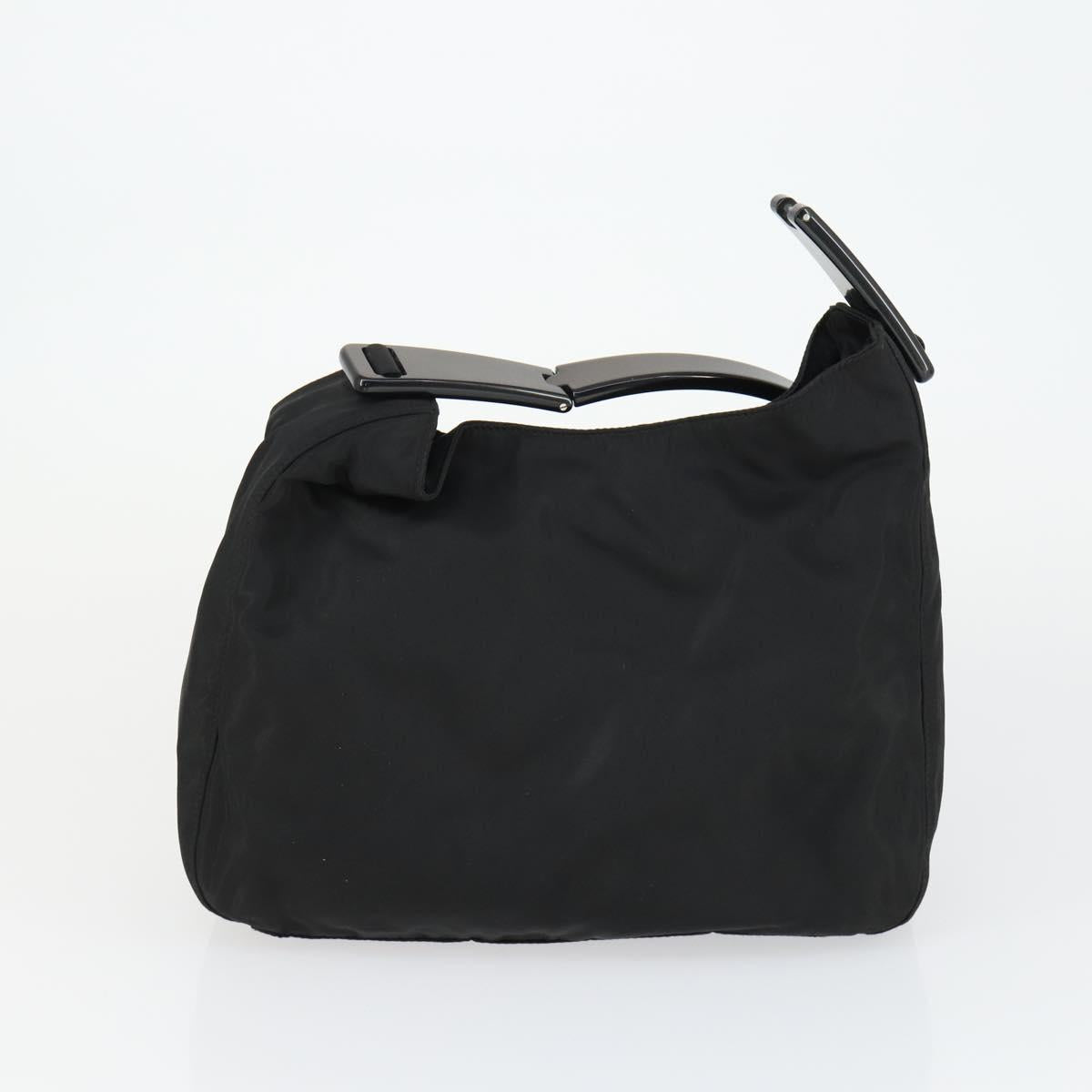 PRADA Bag Nylon 3 Set Black Red beige Auth 160750