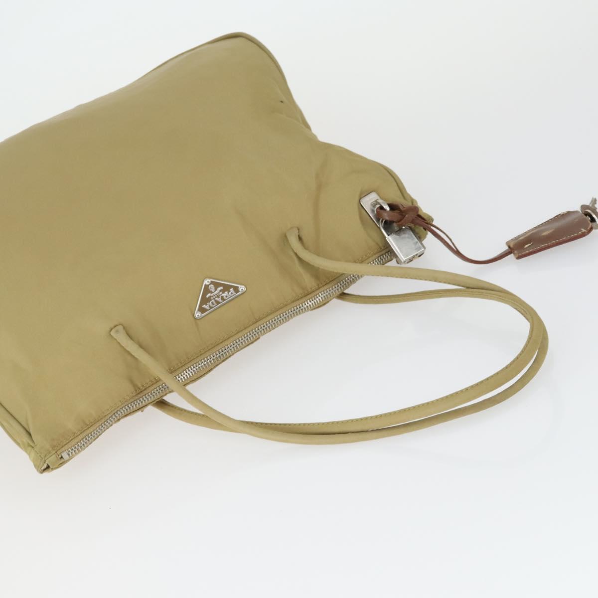 PRADA Bag Nylon 3 Set Black Red beige Auth 160750