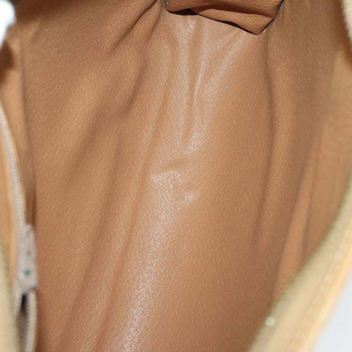 CELINE Macadam Canvas Bag PVC 4 Set Brown Auth 160753