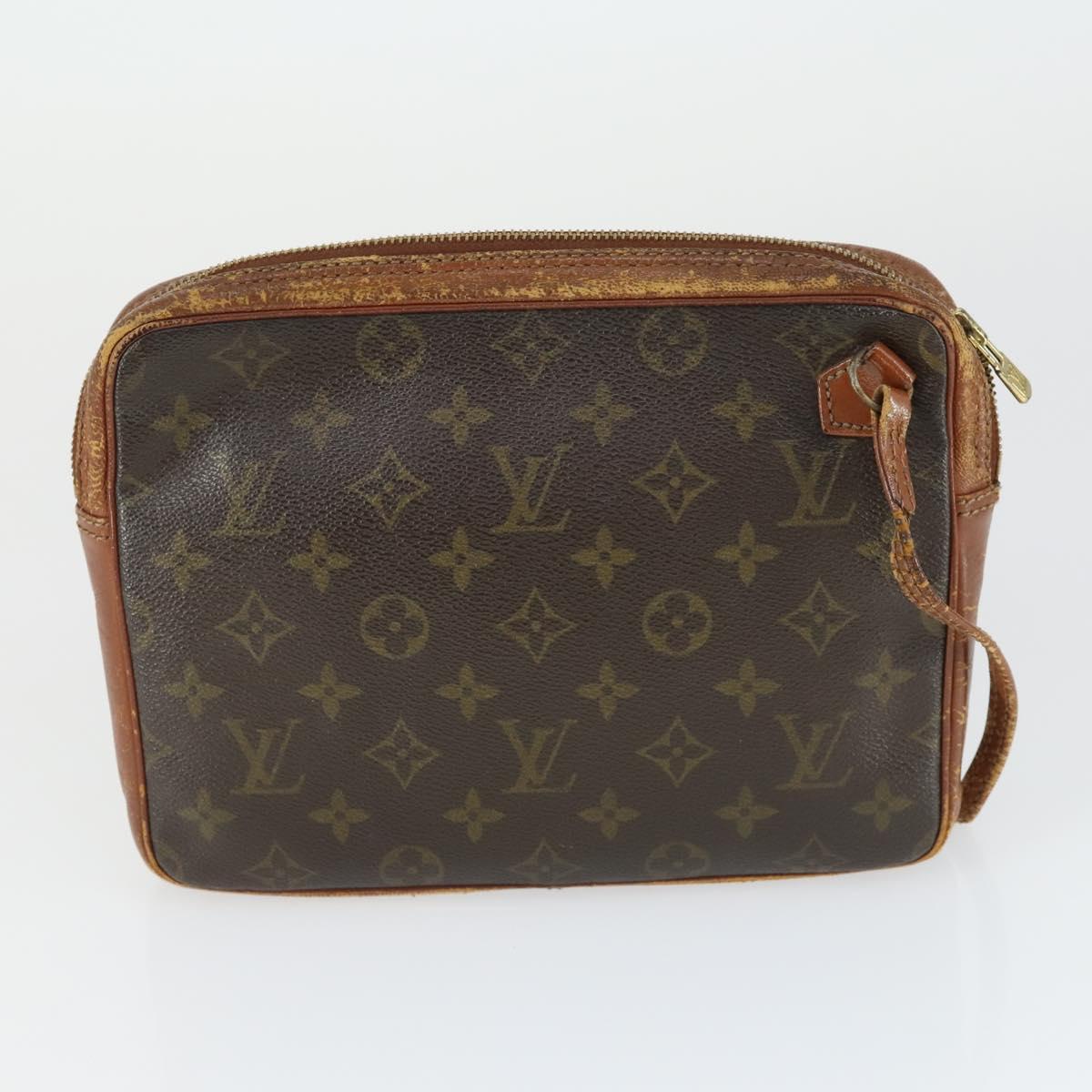LOUIS VUITTON Monogram Clutch Bag 4 Set LV Auth 160755