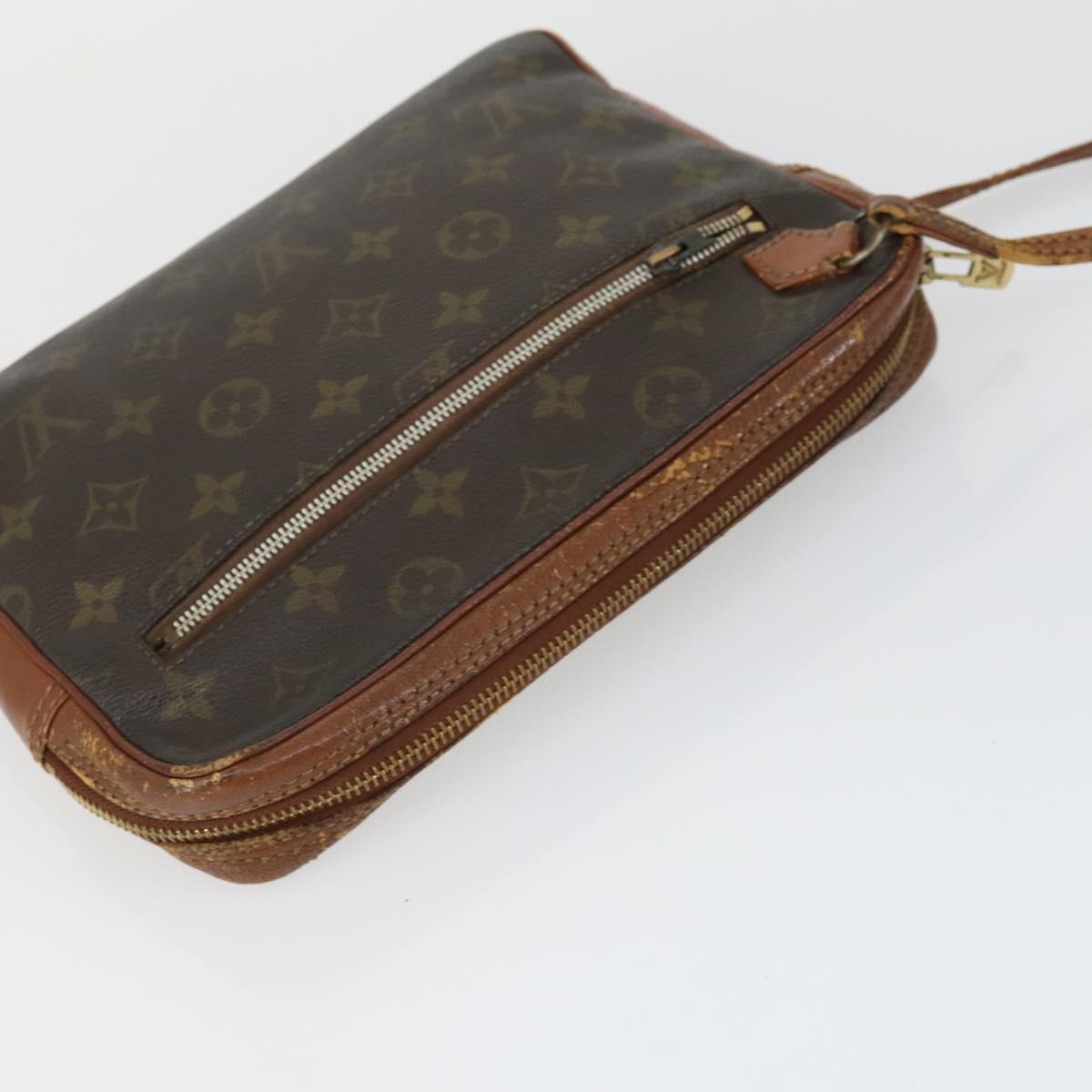 LOUIS VUITTON Monogram Clutch Bag 4 Set LV Auth 160755