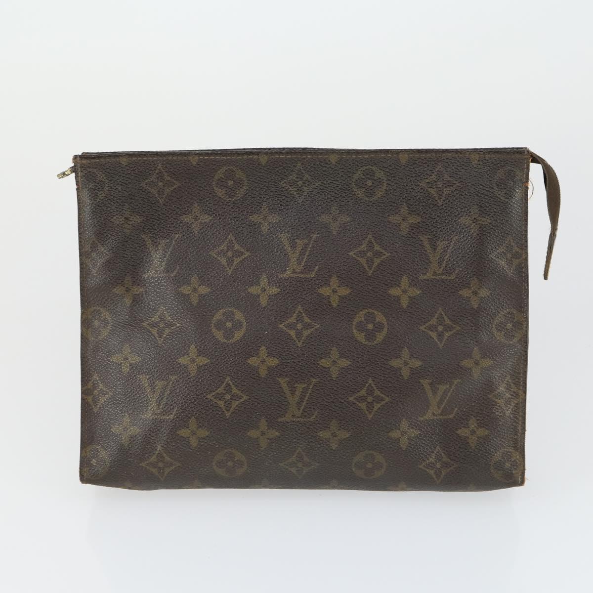 LOUIS VUITTON Monogram Clutch Bag 4 Set LV Auth 160755