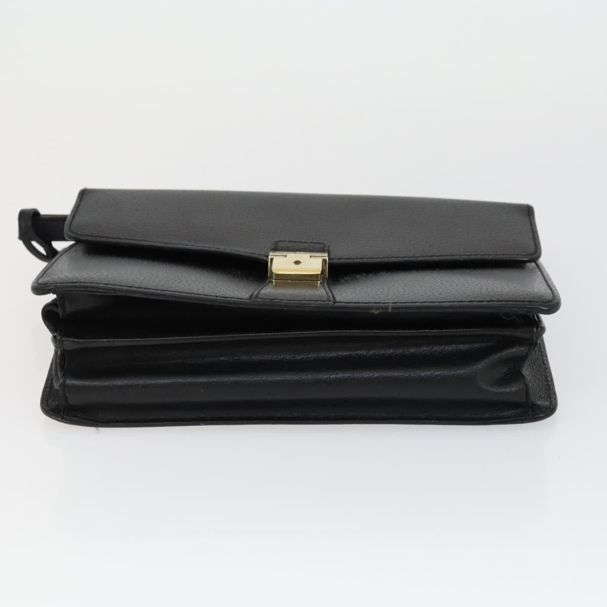 Salvatore Ferragamo MCM Logogram Vicetos Bag PVC Leather 3 Set Black Auth 160758