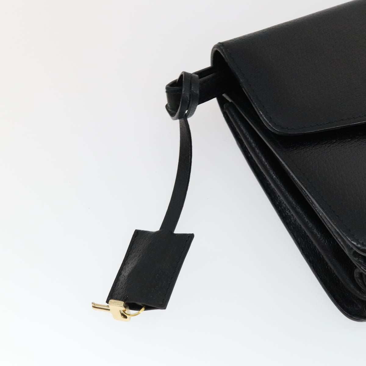 Salvatore Ferragamo MCM Logogram Vicetos Bag PVC Leather 3 Set Black Auth 160758