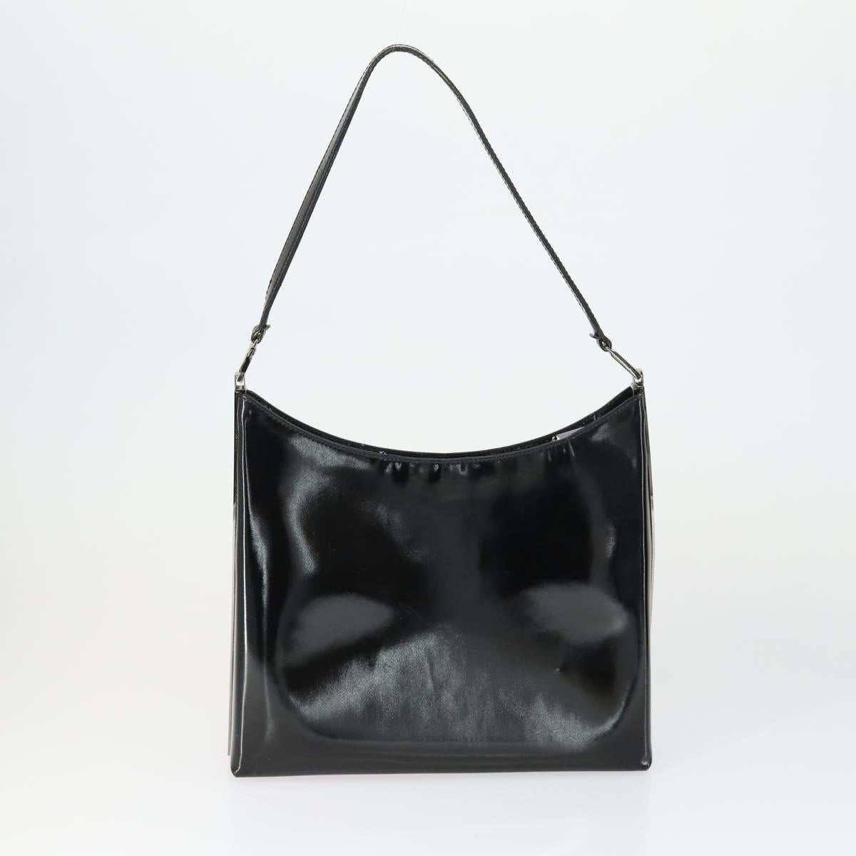 Salvatore Ferragamo MCM Logogram Vicetos Bag PVC Leather 3 Set Black Auth 160758