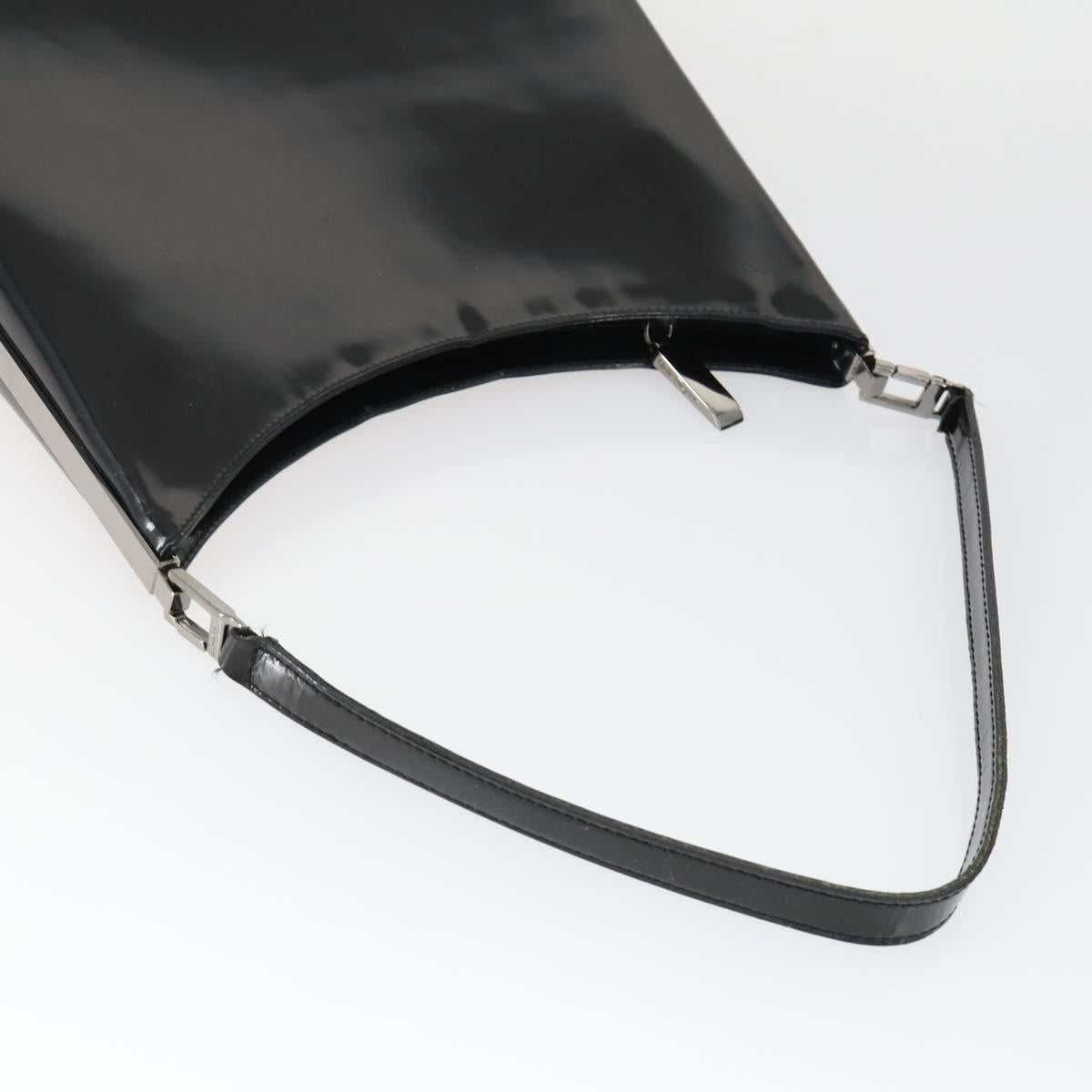 Salvatore Ferragamo MCM Logogram Vicetos Bag PVC Leather 3 Set Black Auth 160758