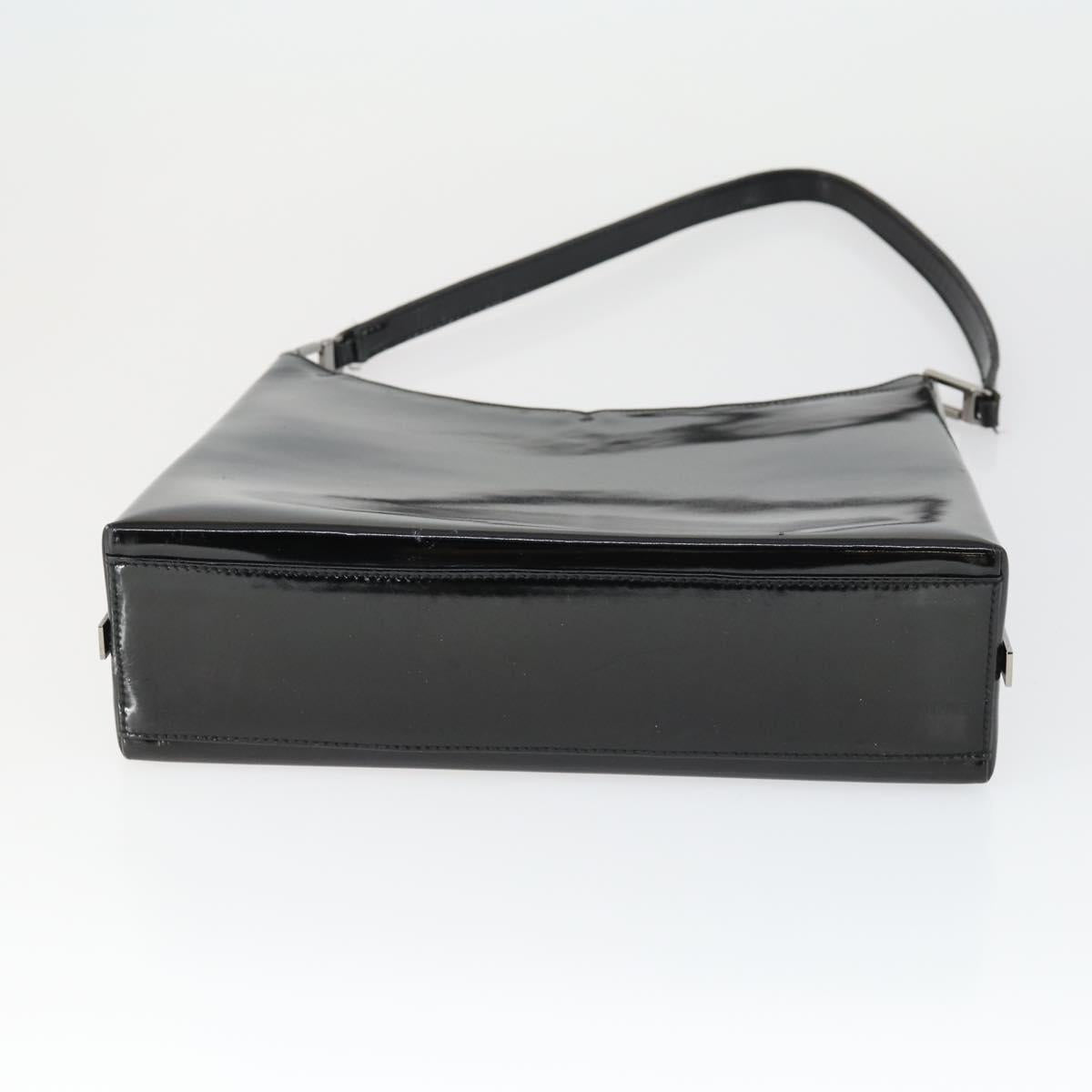 Salvatore Ferragamo MCM Logogram Vicetos Bag PVC Leather 3 Set Black Auth 160758