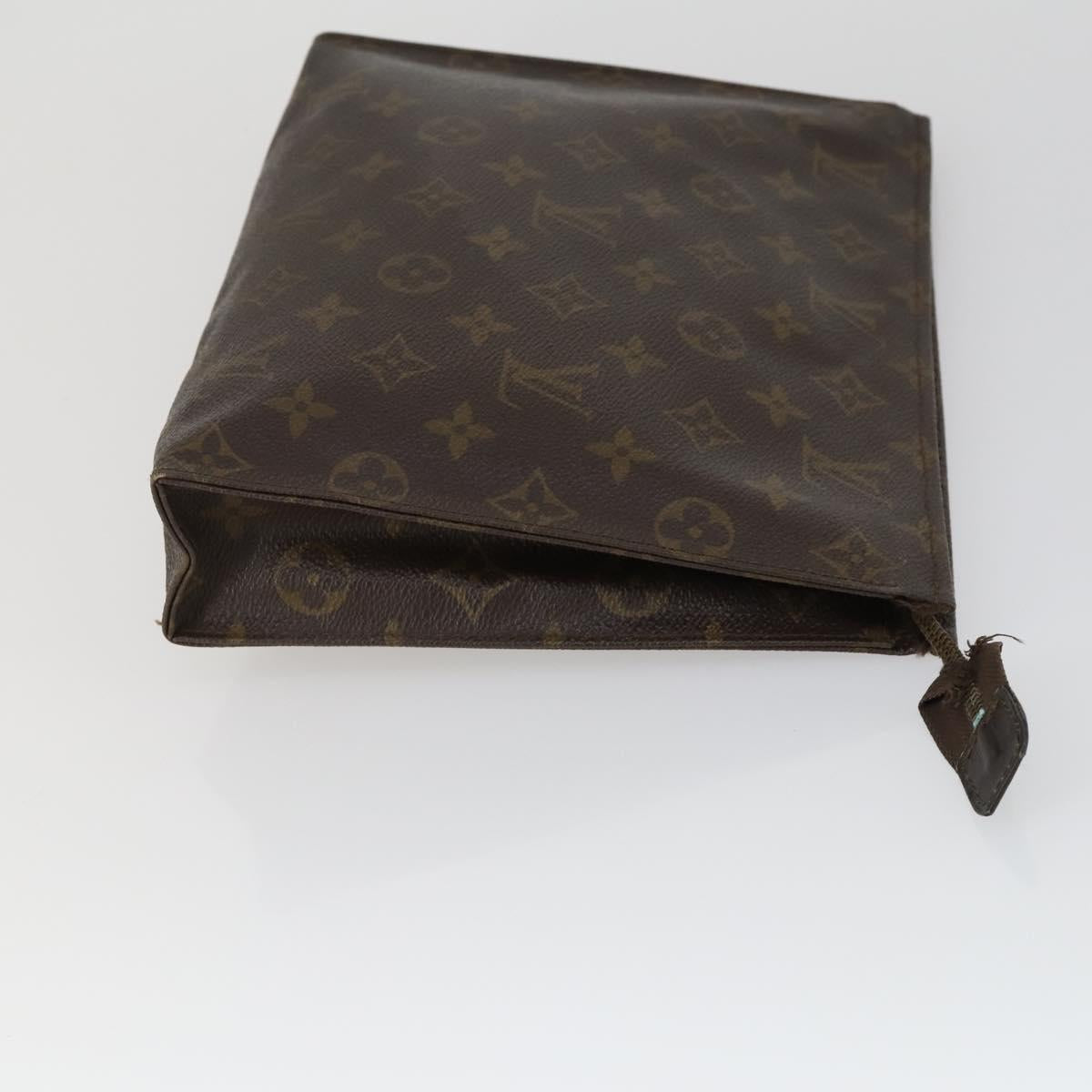 LOUIS VUITTON Monogram Poche Toilette 26 Pouch 2 Set LV Auth 160766