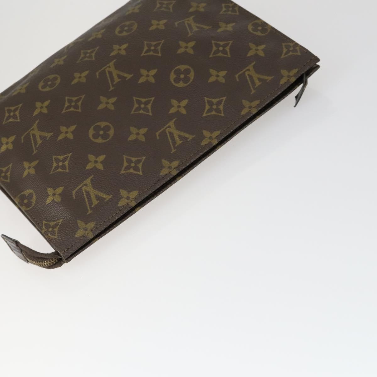 LOUIS VUITTON Monogram Poche Toilette 26 Pouch 2 Set LV Auth 160766