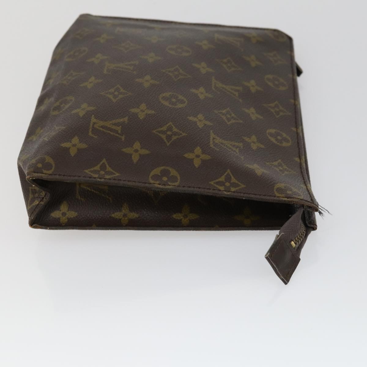 LOUIS VUITTON Monogram Poche Toilette 26 Pouch 2 Set LV Auth 160767