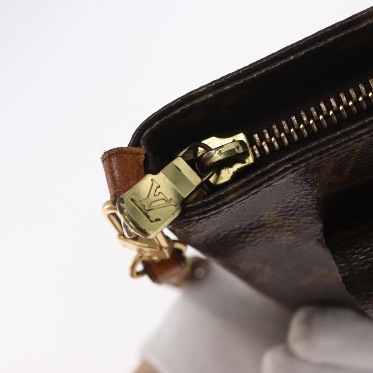 LOUIS VUITTON Monogram Partition Pouch M51901 LV Auth 160812
