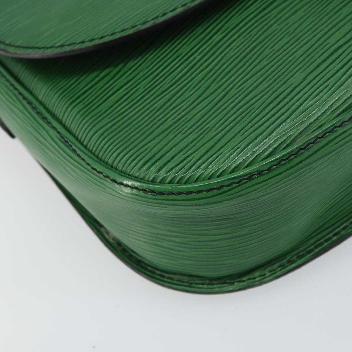 LOUIS VUITTON Epi Saint Cloud GM Shoulder Bag Green M52194 LV Auth 160814