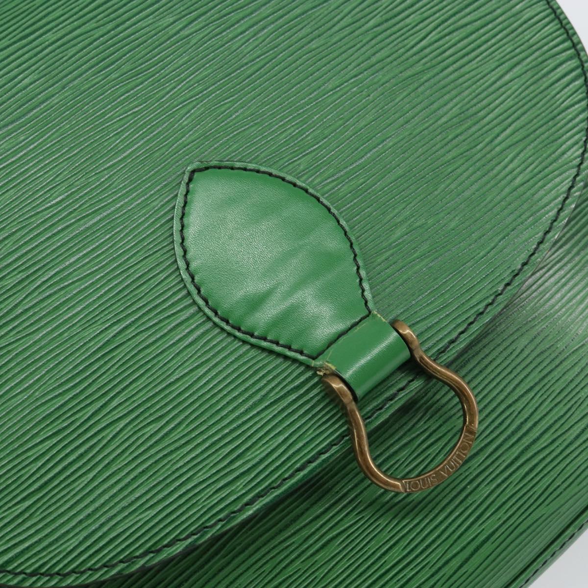 LOUIS VUITTON Epi Saint Cloud GM Shoulder Bag Green M52194 LV Auth 160814