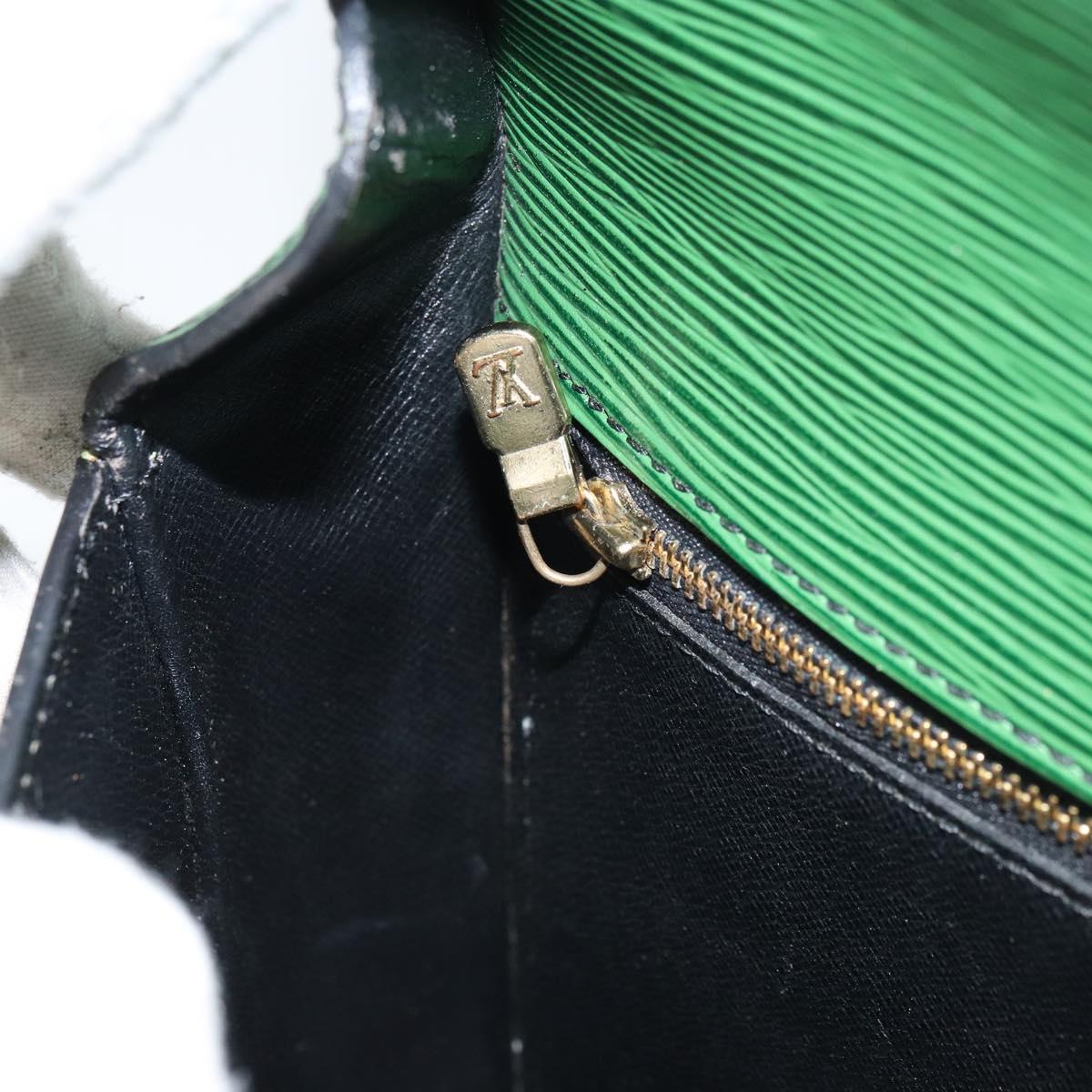 LOUIS VUITTON Epi Saint Cloud GM Shoulder Bag Green M52194 LV Auth 160814