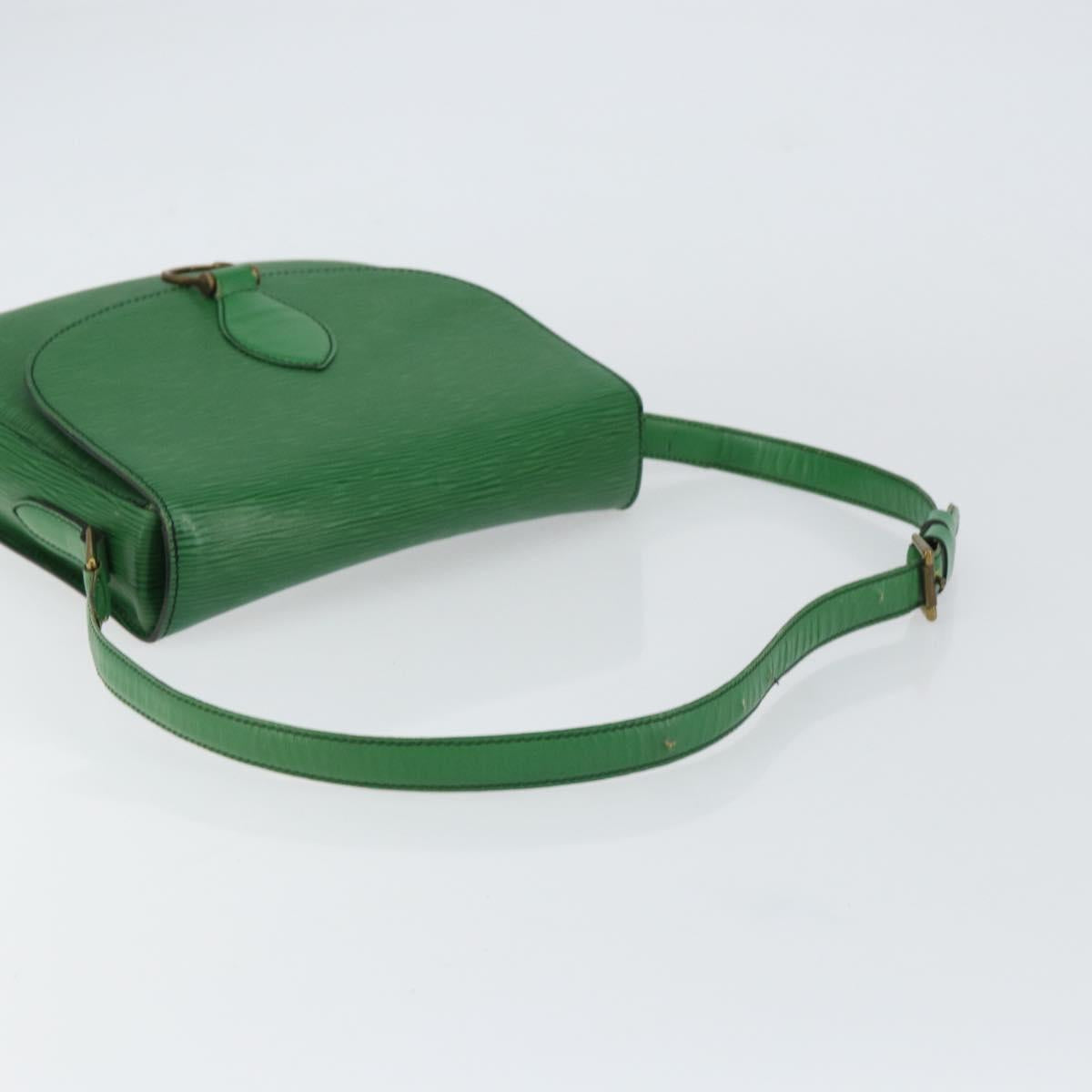 LOUIS VUITTON Epi Saint Cloud GM Shoulder Bag Green M52194 LV Auth 160814