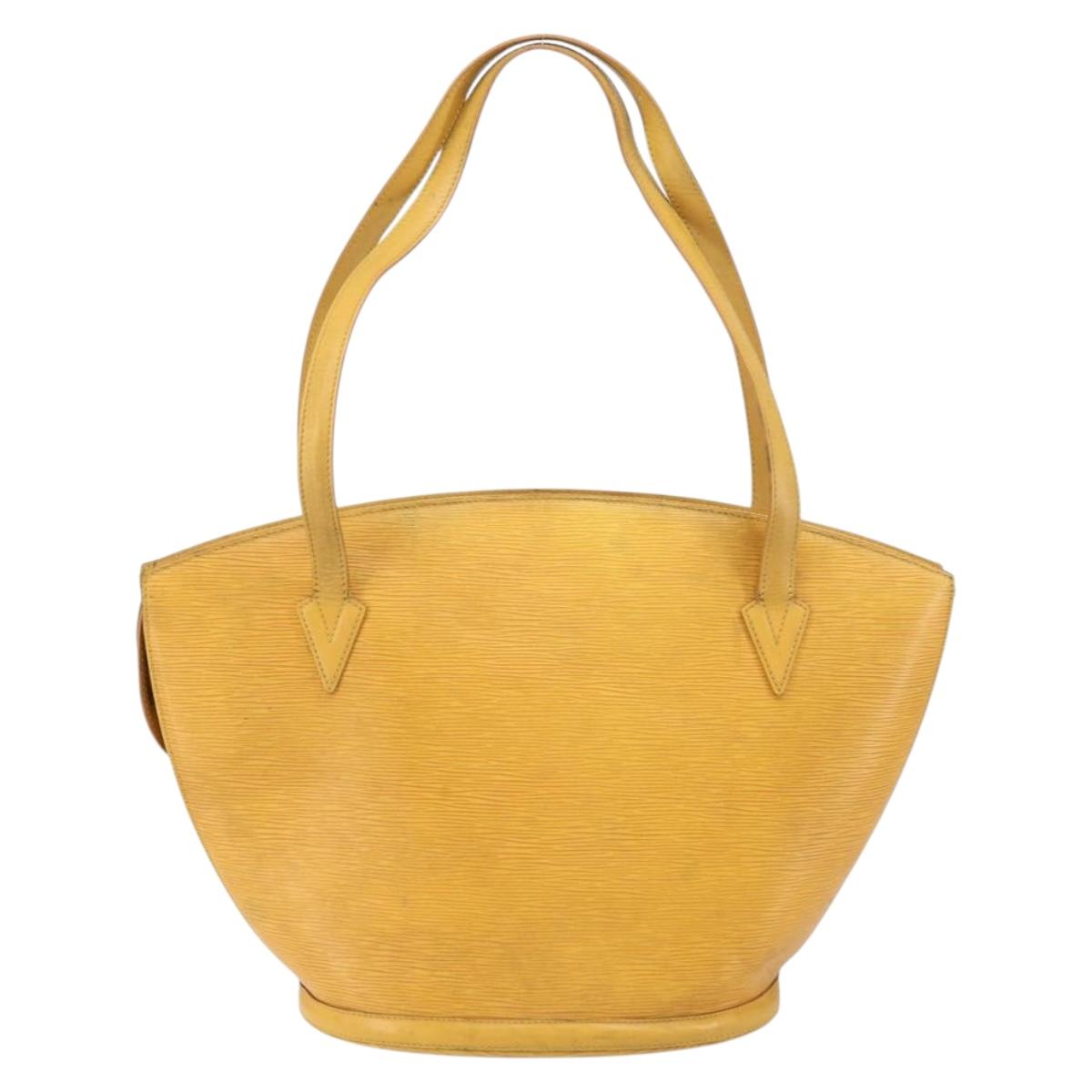 LOUIS VUITTON Epi Saint Jacques Shopping Shoulder Bag Yellow M52269 Auth 160839