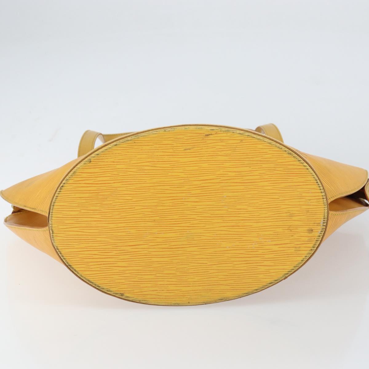 LOUIS VUITTON Epi Saint Jacques Shopping Shoulder Bag Yellow M52269 Auth 160839