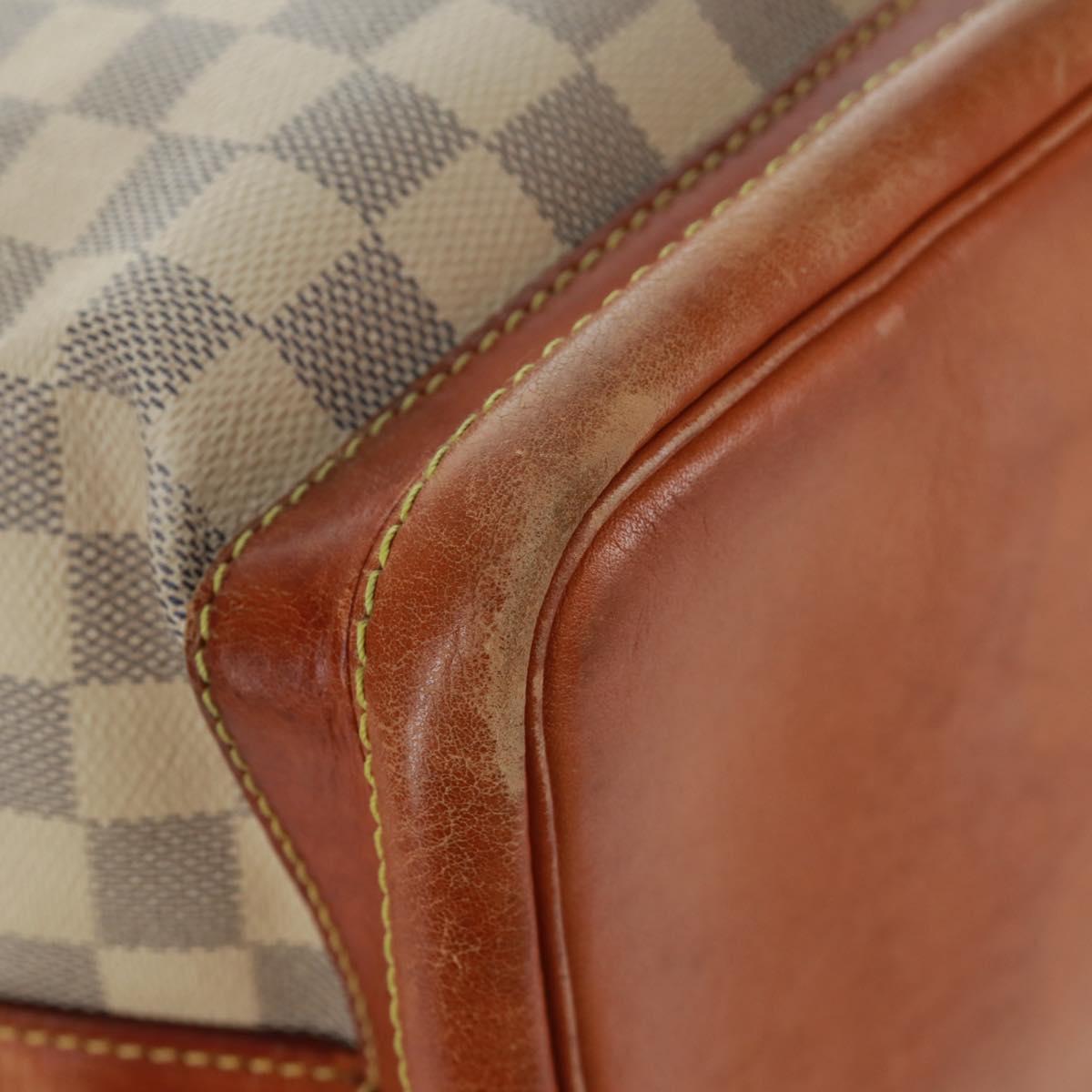 LOUIS VUITTON Damier Azur Noe Shoulder Bag N42222 LV Auth 160883