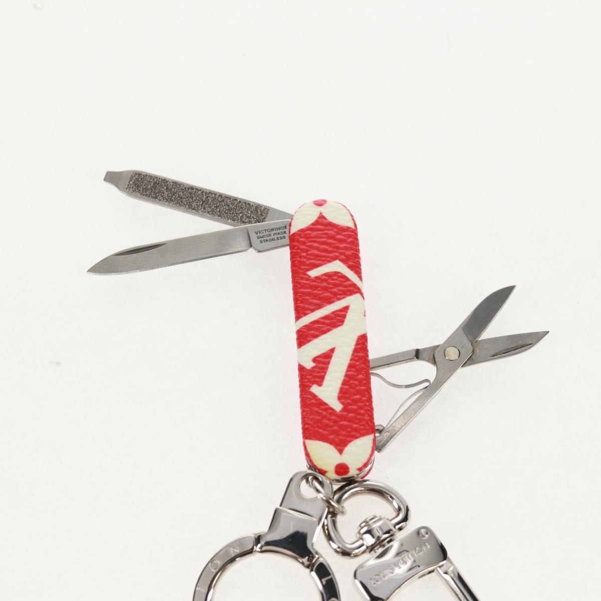 LOUIS VUITTON Monogram LV Ã Supreme Key Ring Pocket Tool MP2070 LV Auth 160894SM