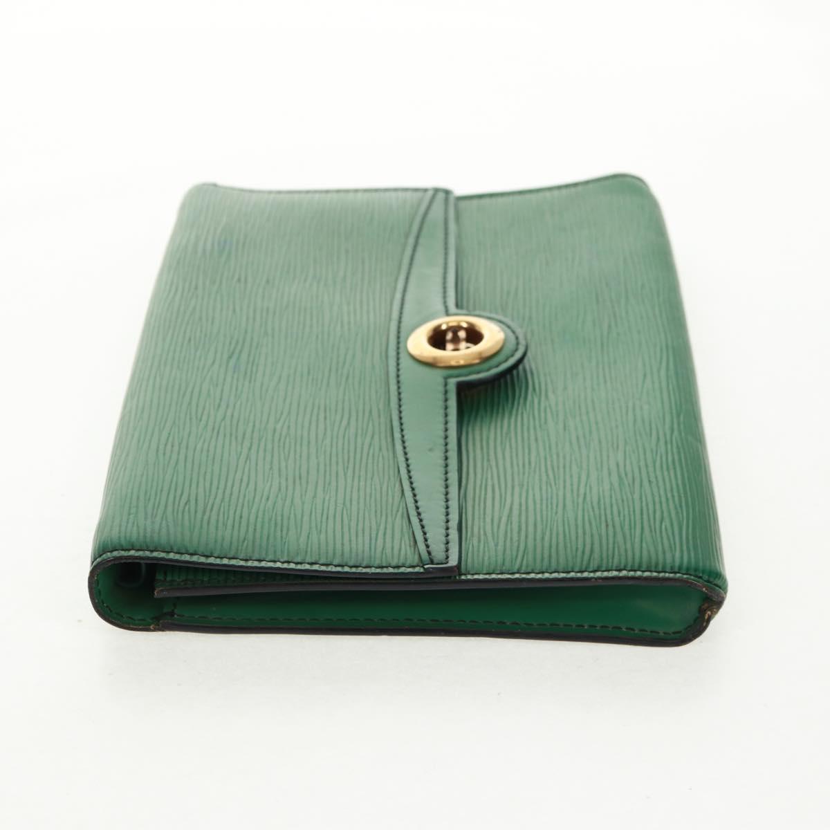 LOUIS VUITTON Monogram Epi Clutch Bag 2 Set Green LV Auth 160906