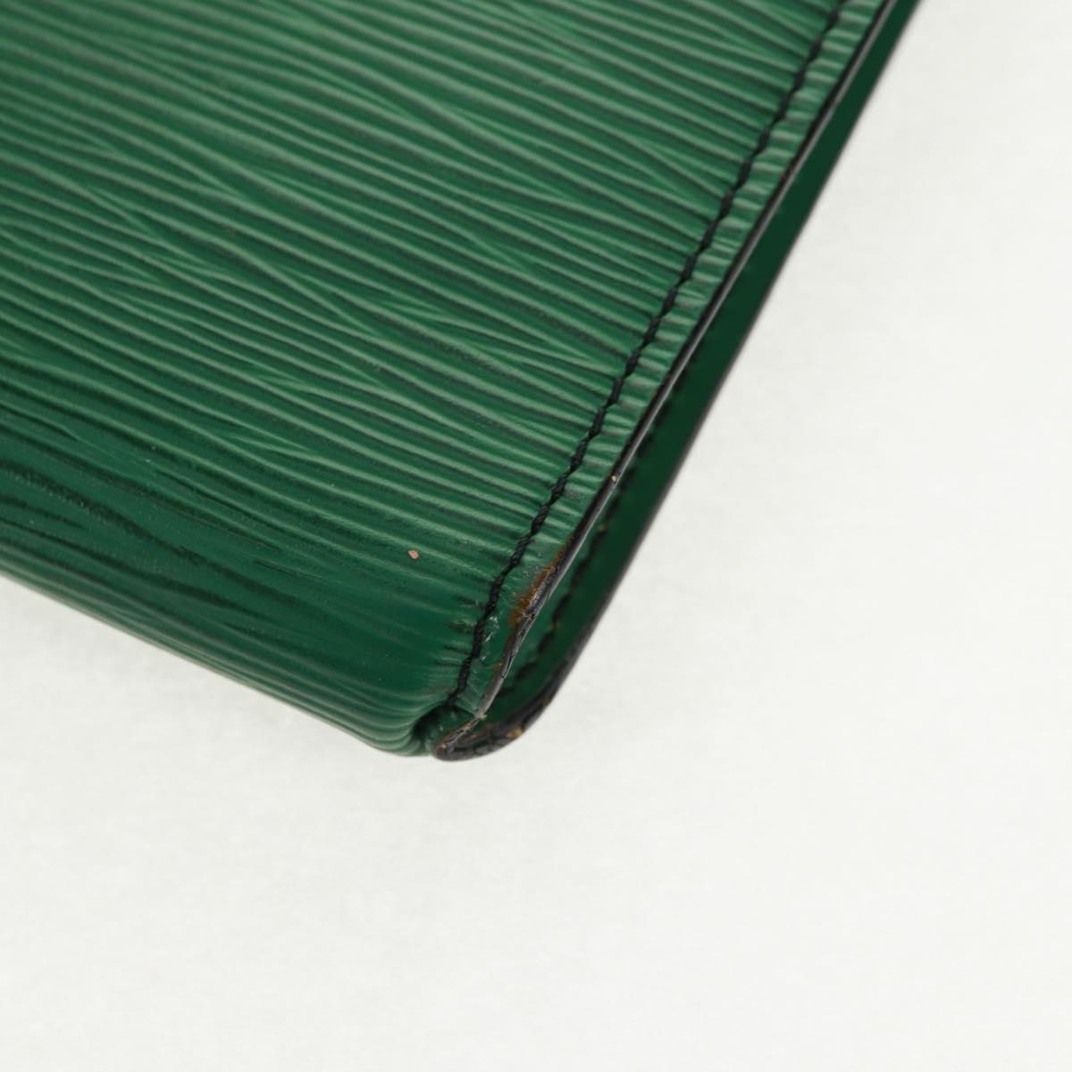 LOUIS VUITTON Monogram Epi Clutch Bag 2 Set Green LV Auth 160906