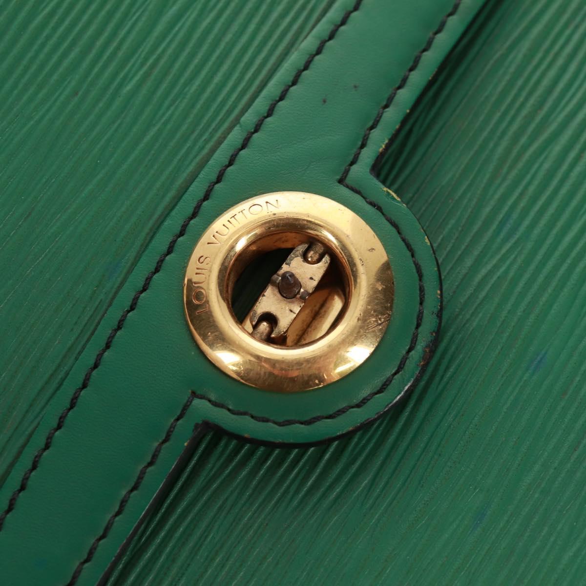 LOUIS VUITTON Monogram Epi Clutch Bag 2 Set Green LV Auth 160906