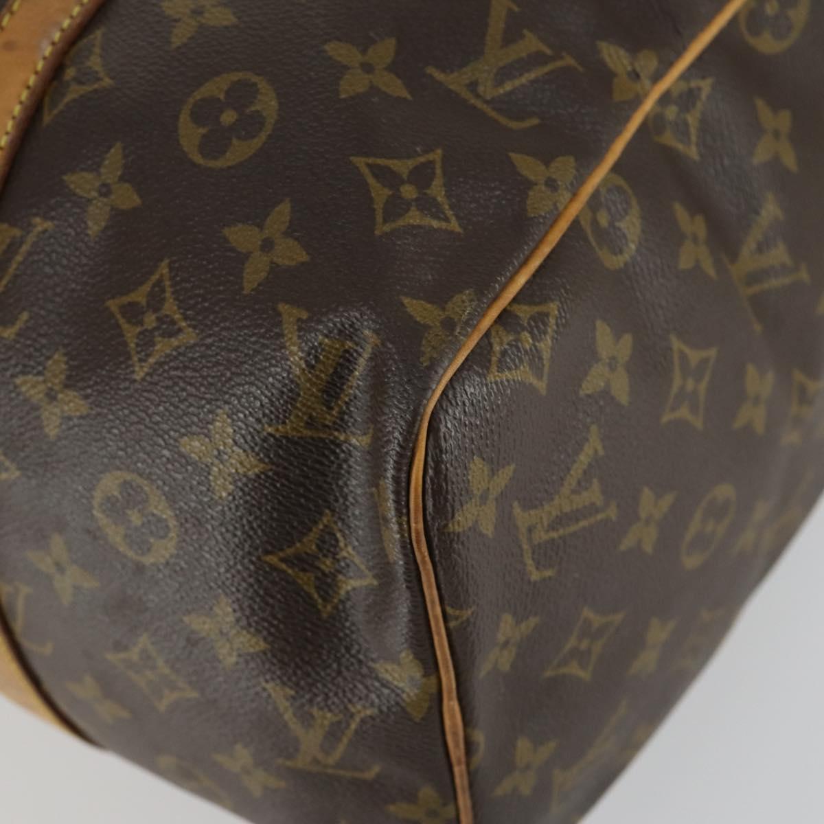 LOUIS VUITTON Monogram Sac Souple 35 Boston Bag M41626 LV Auth 160918