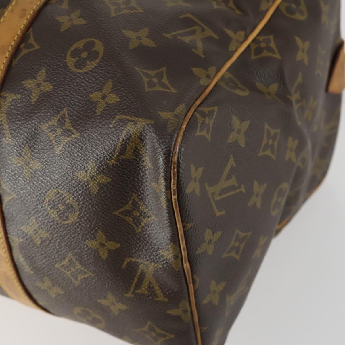 LOUIS VUITTON Monogram Sac Souple 35 Boston Bag M41626 LV Auth 160918
